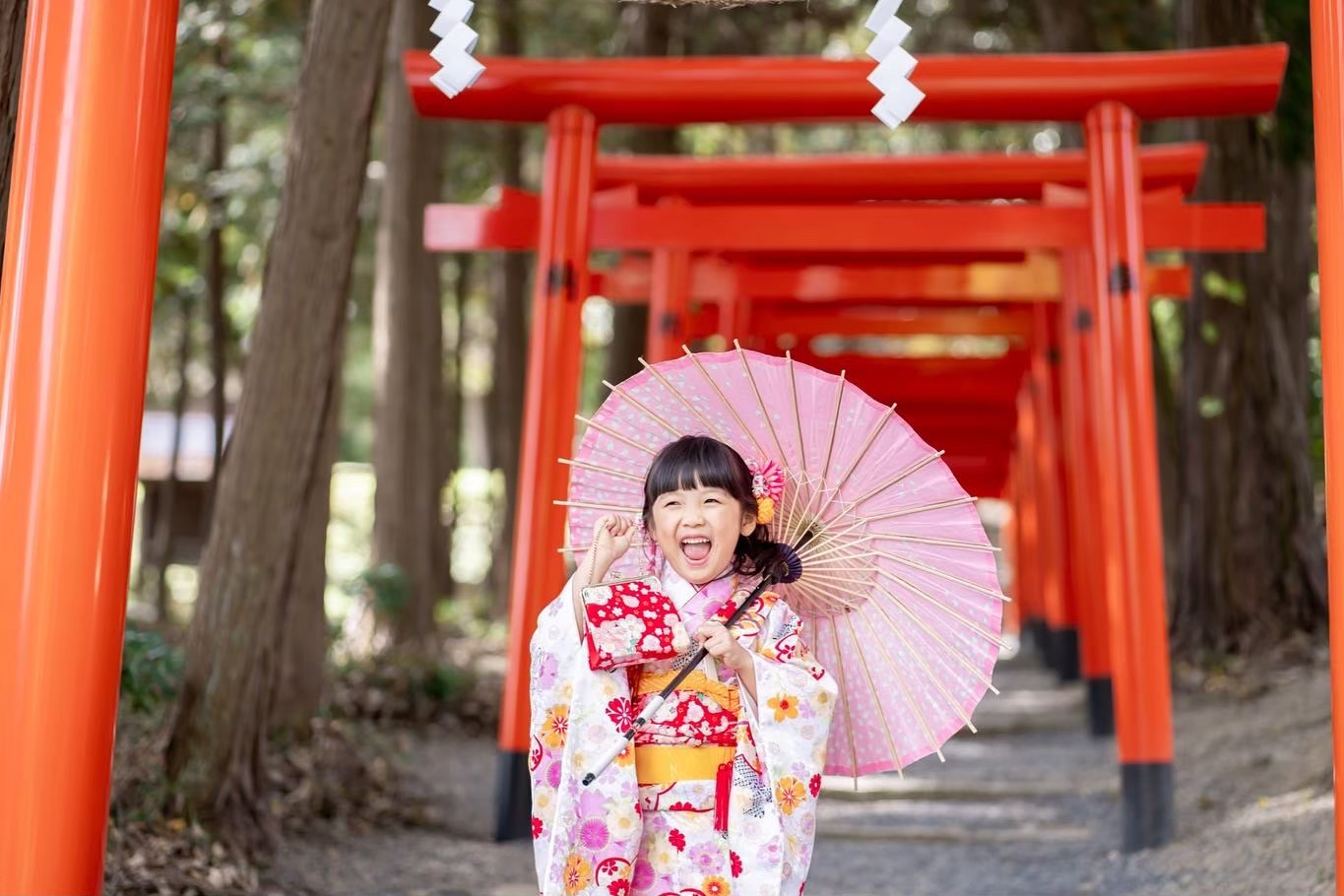 吉備津彦神社での七五三撮影